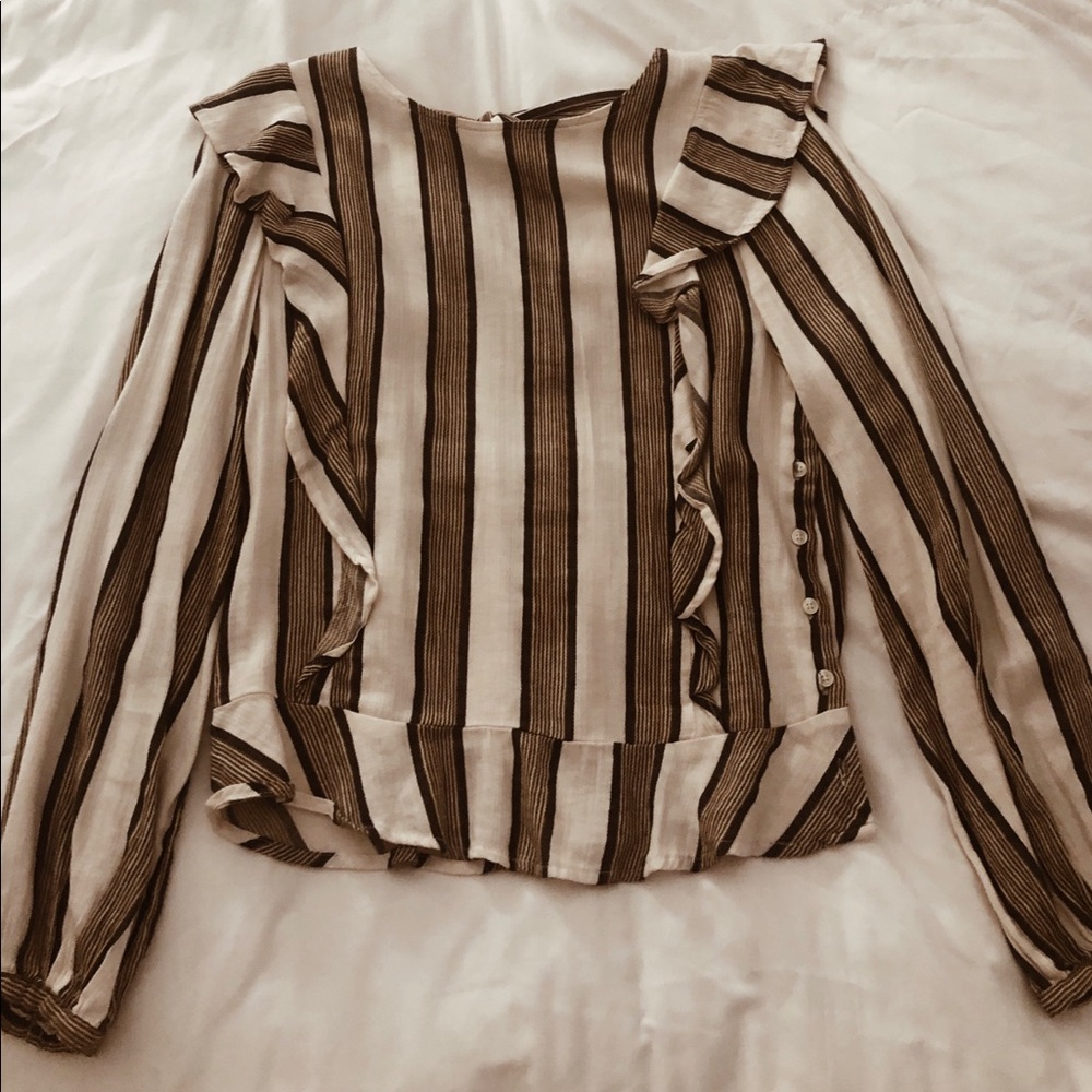 Anthropologie Striped Long Sleeve